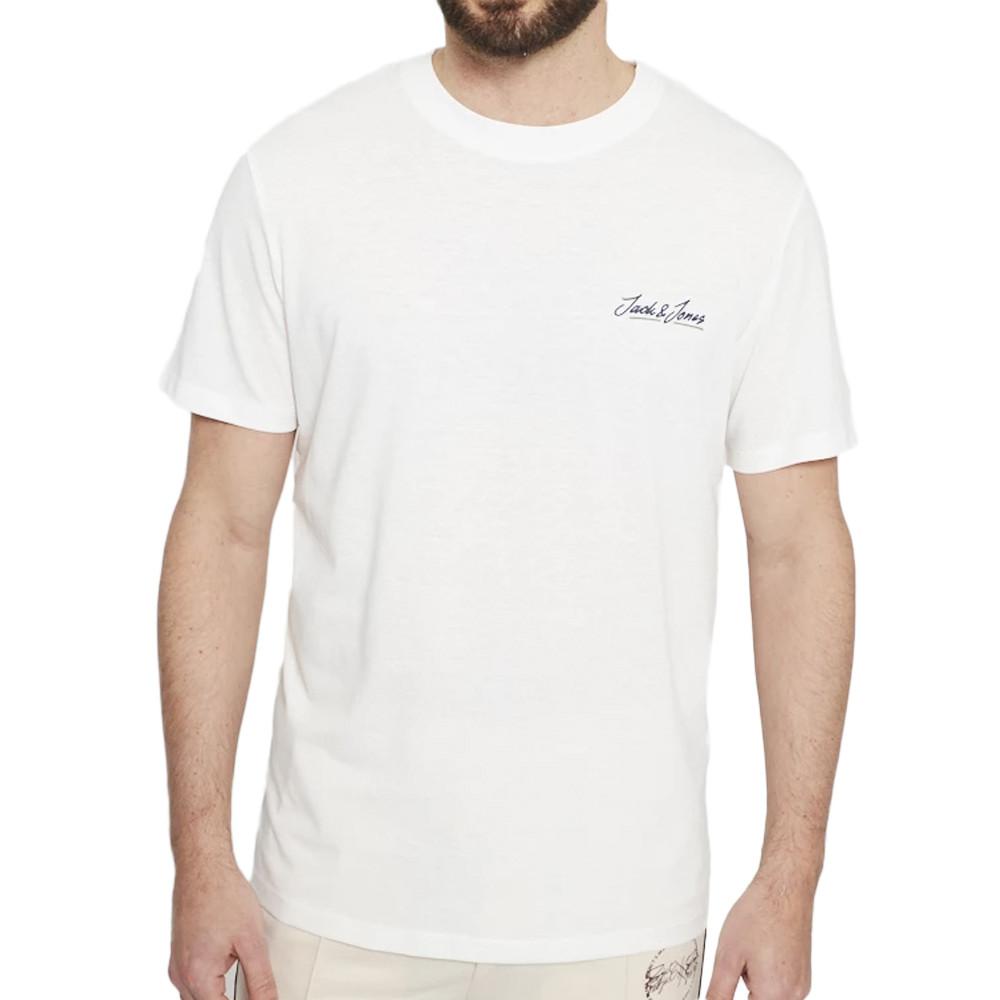 Jack & Jones T-shirt Blanc Homme Jack & Jones Htons