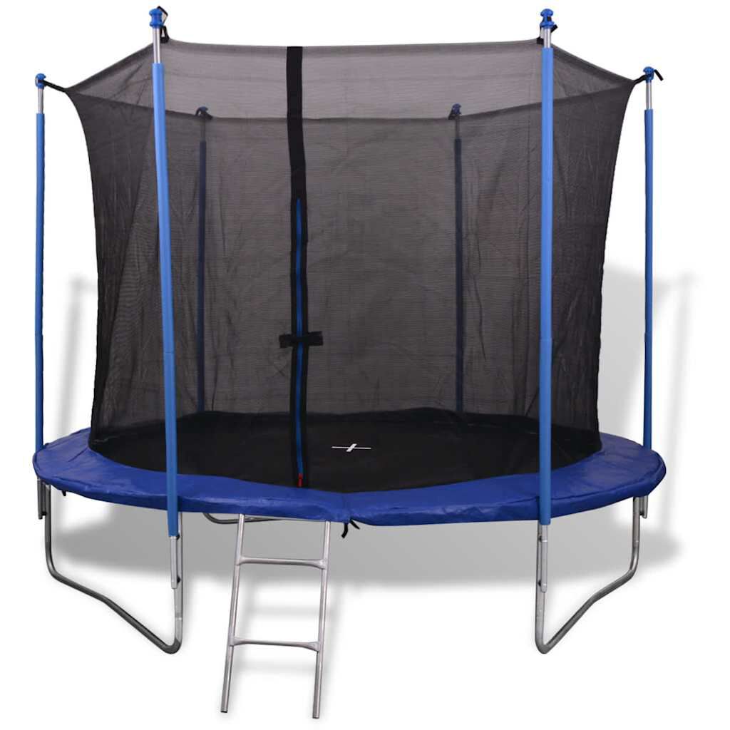 vidaXL Trampoline met accessoires, set van 5, 3,05 m