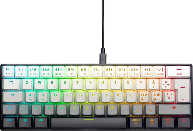 NOS C-450 Mini PRO RGB gaming-tastatur (shader)