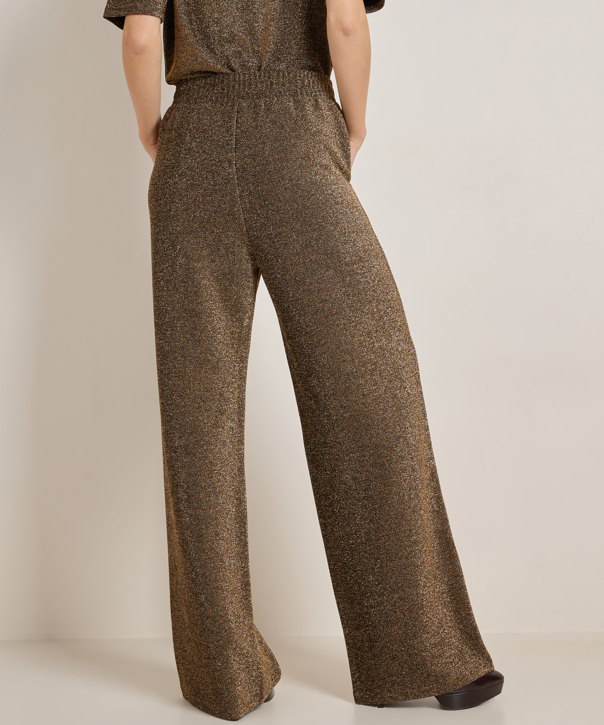wide fit broek glitters