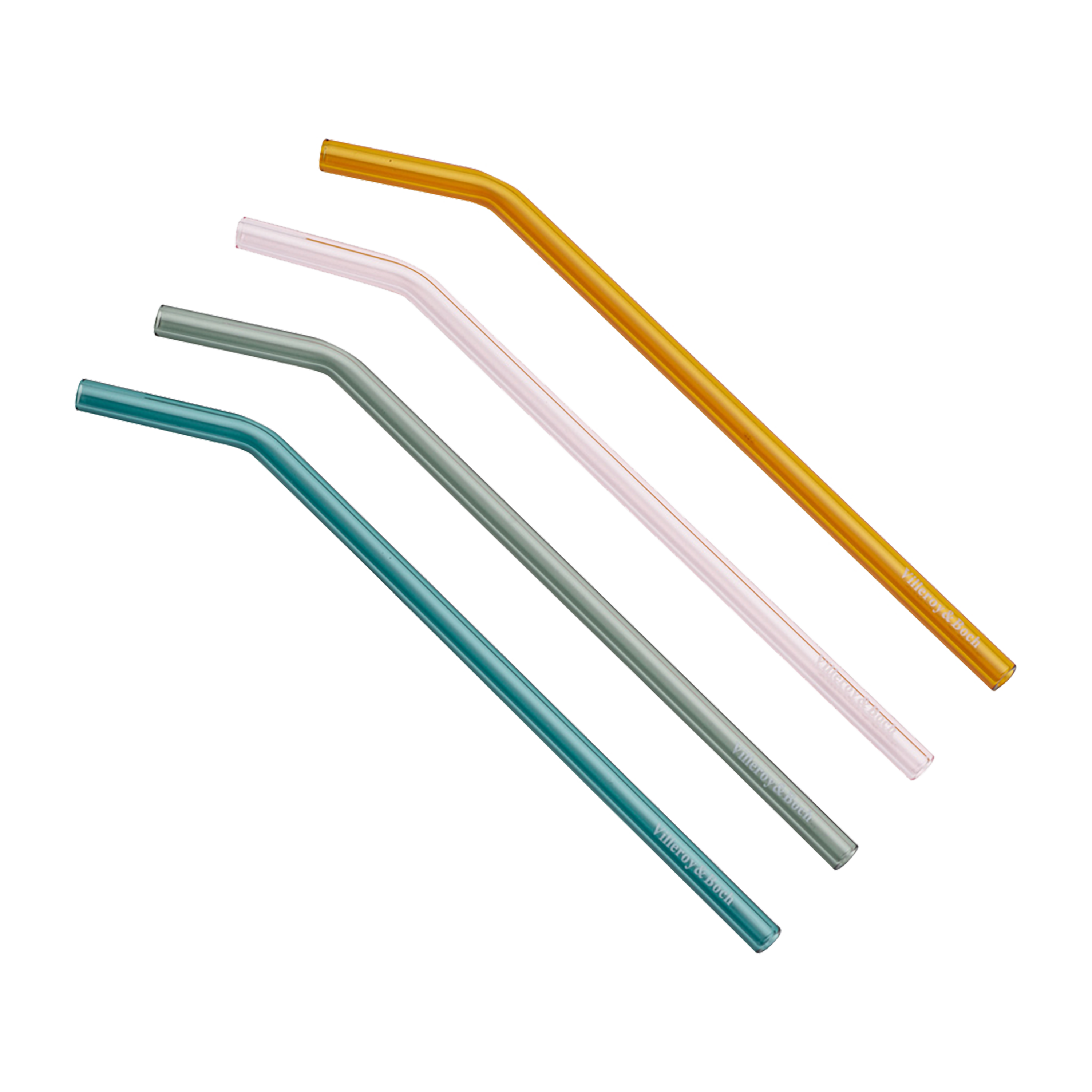 Artesano Glass straw Multi-colored, borosilicate glass