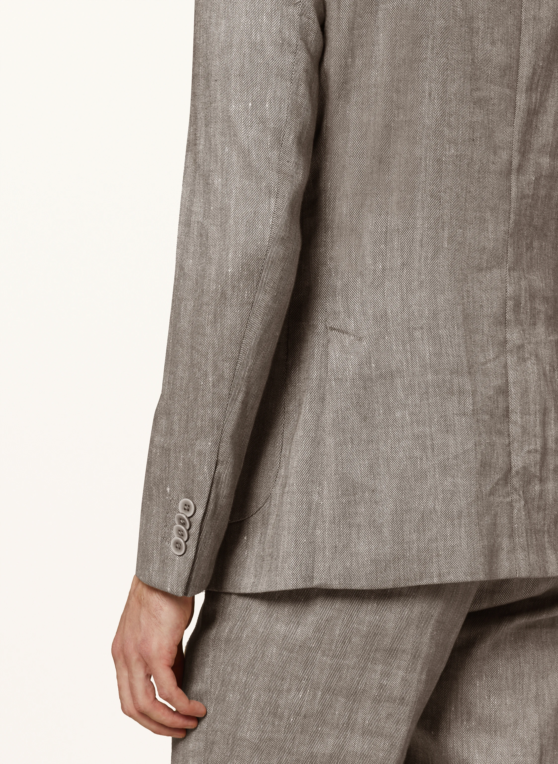 PAUL Anzugsakko Slim Fit mit Leinen