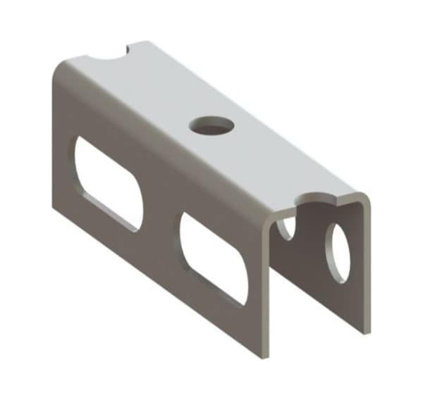 U-type vinkel 2mm, 2000mm