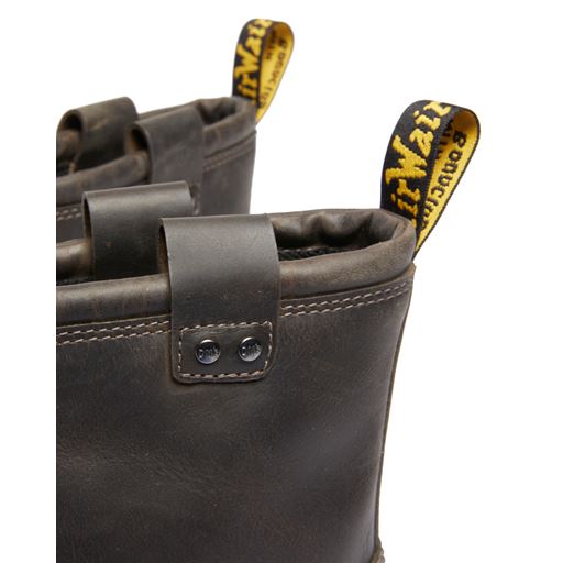 Dr. Martens Anistone Lo Biker Støvler, Charcoal Grey, 42