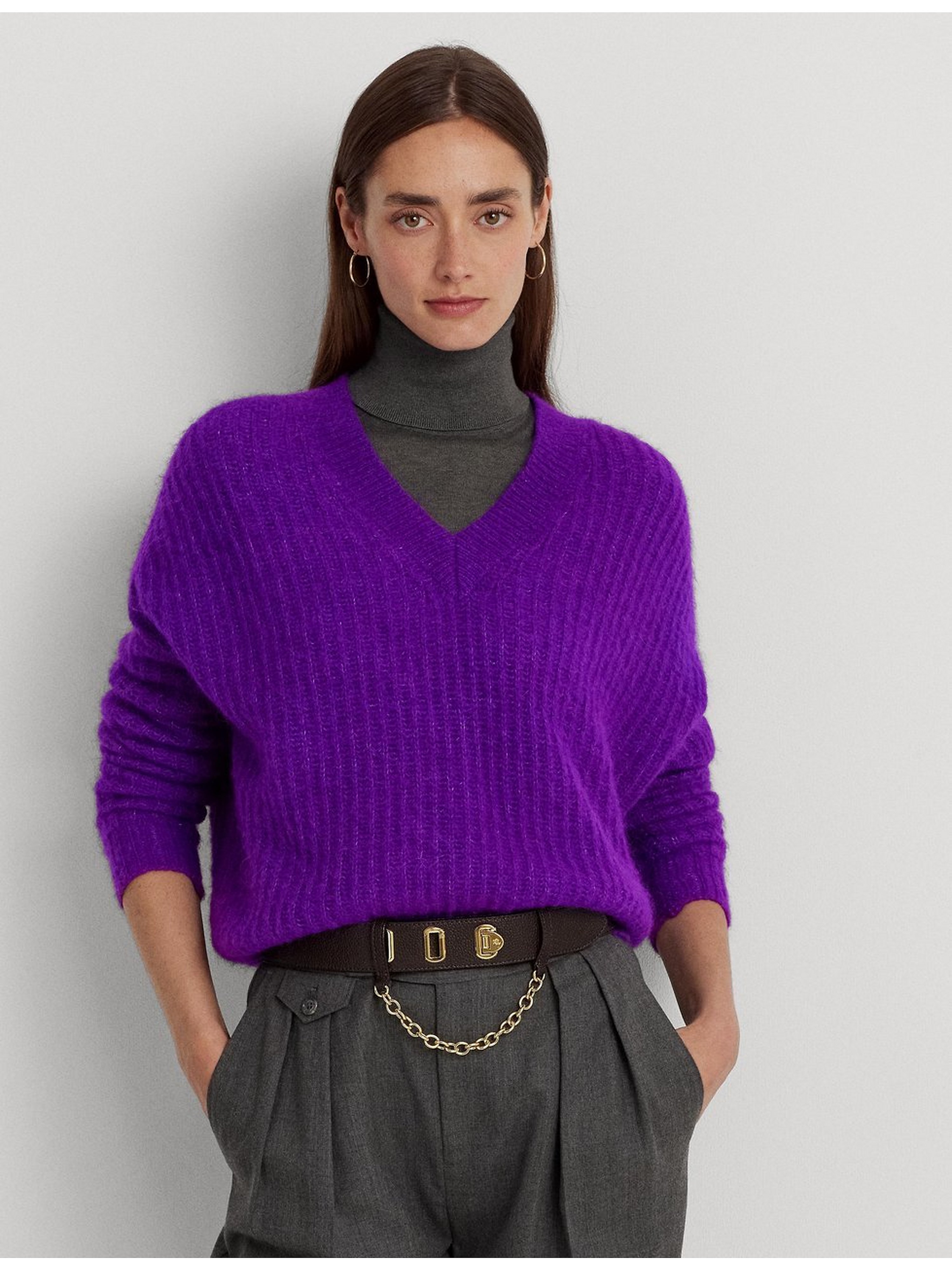 Pullover mit V-Ausschnitt