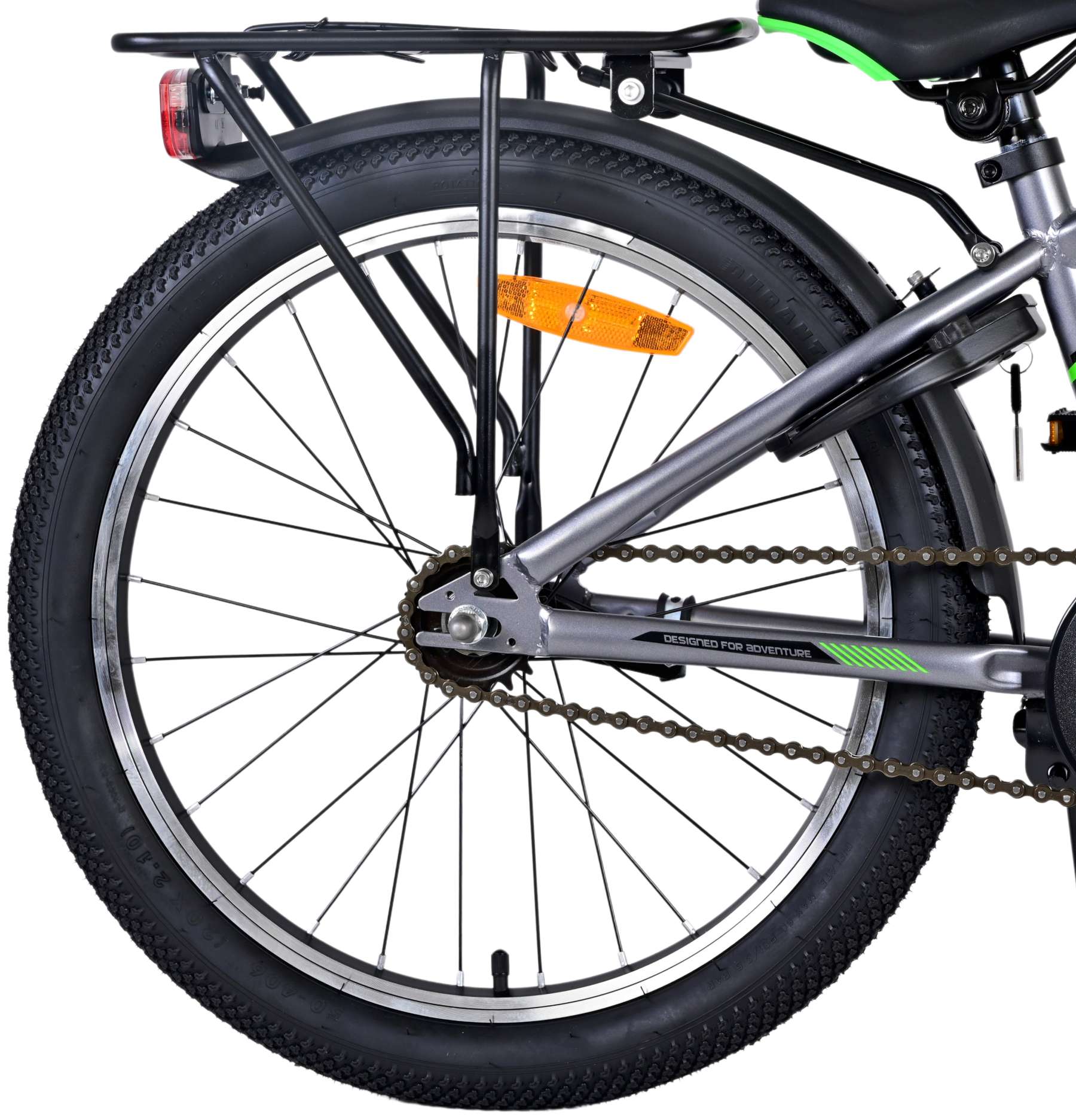 Kinderfahrrad Cross Fahrrad für Jungen 20 Zoll Kinderrad in Dunkelgrau
