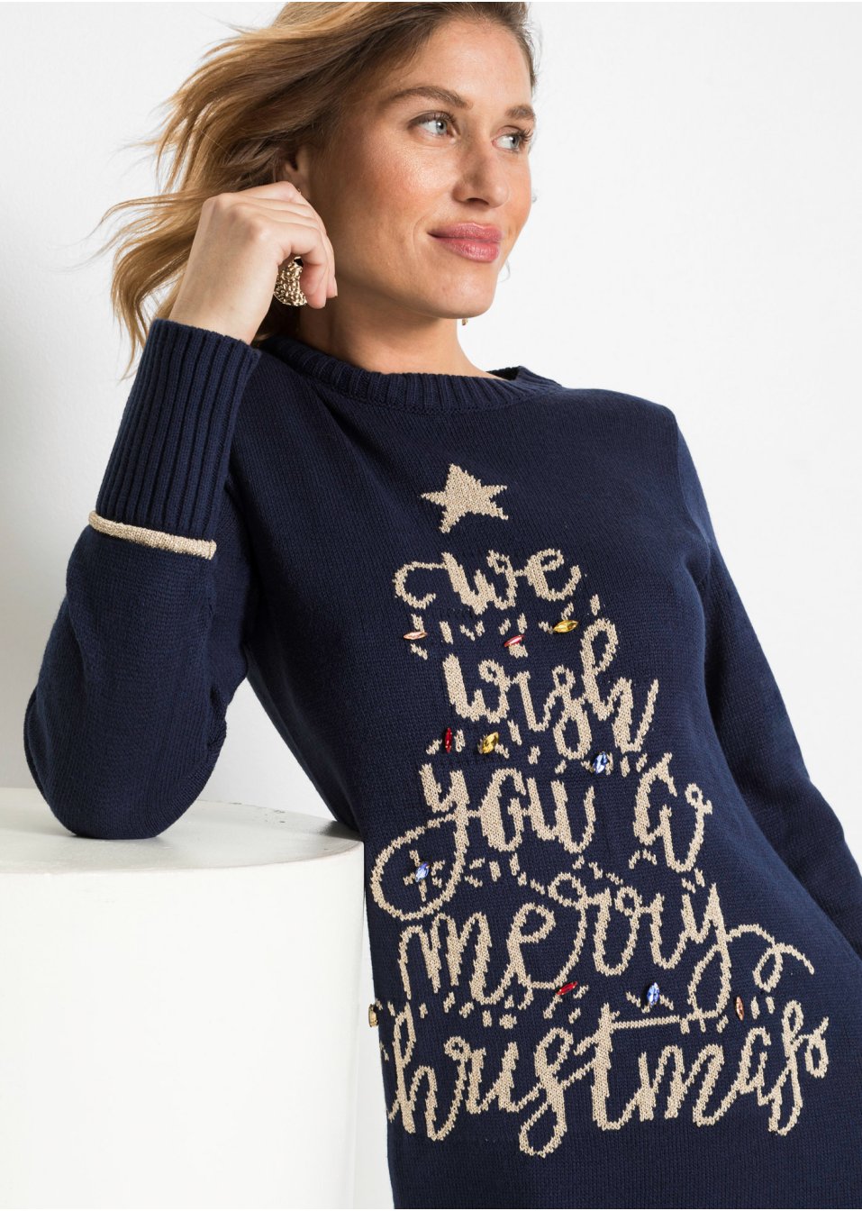 Robe en maille de Noël