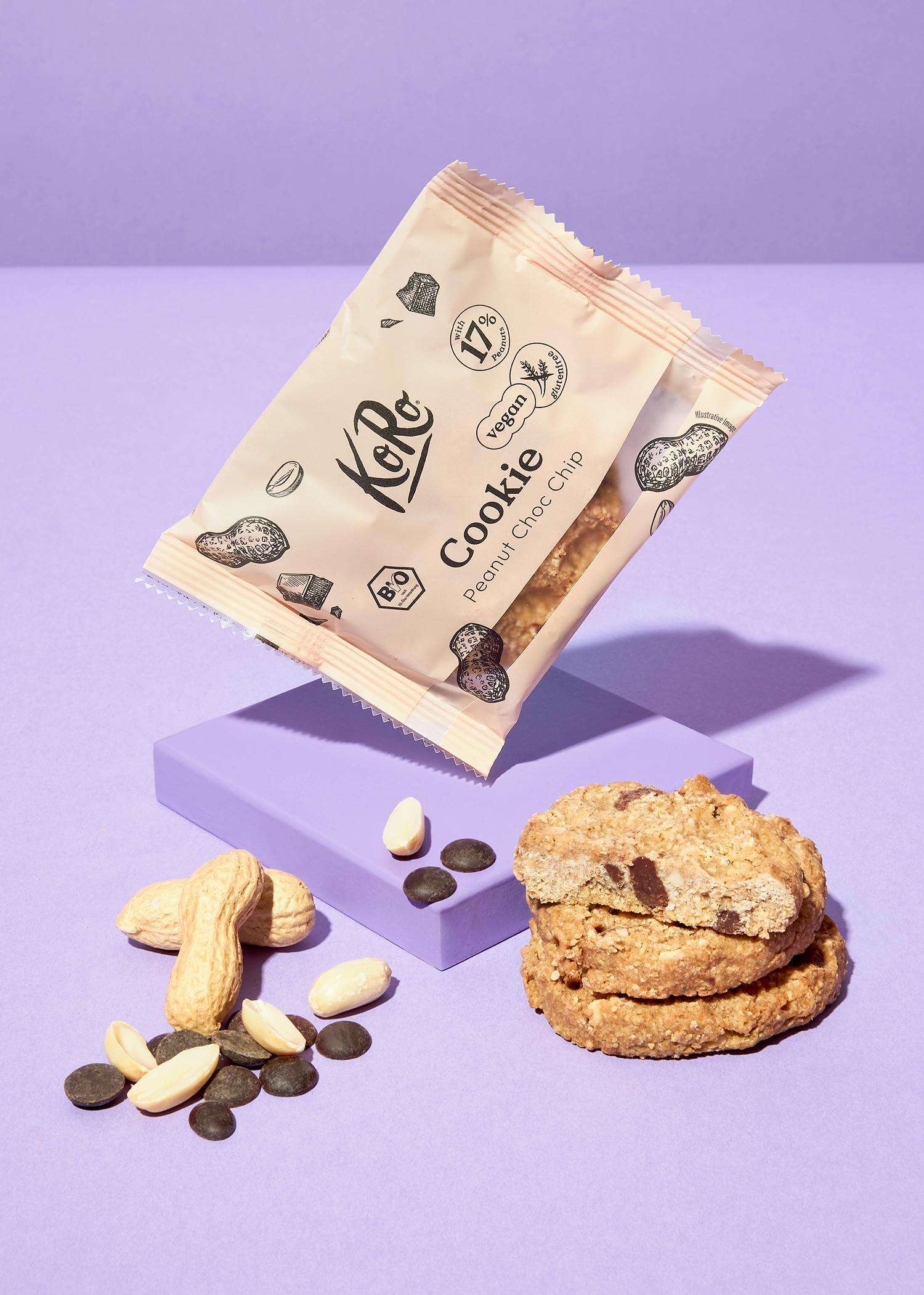 Bio Cookie Peanut Chocolate Chip 50 g