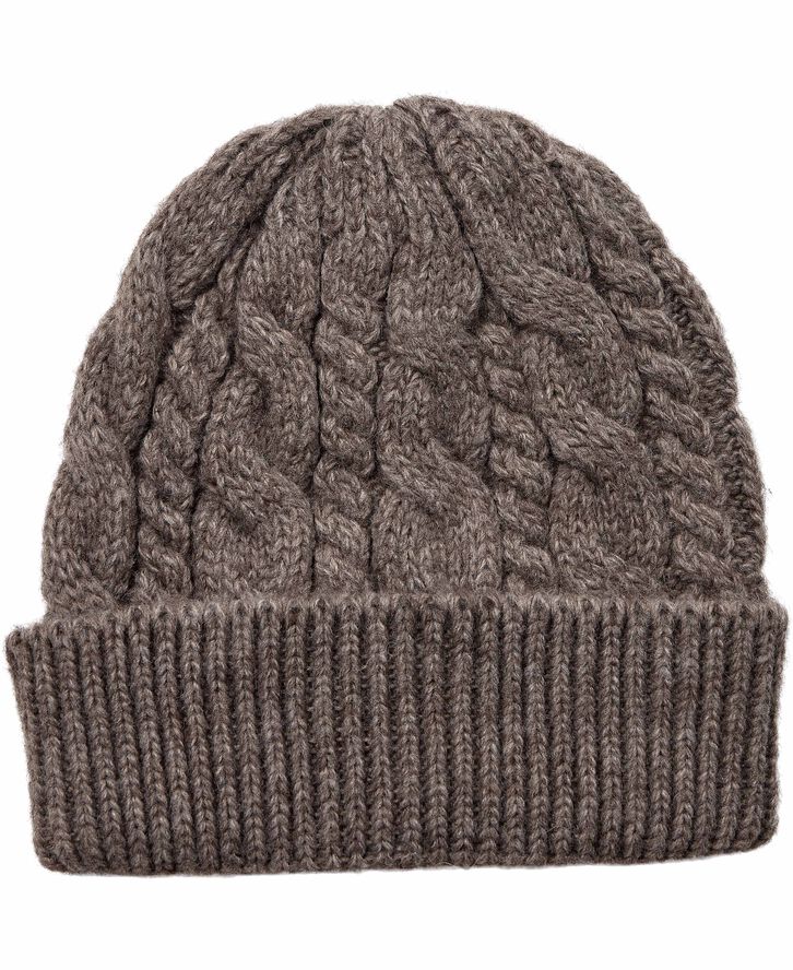 Magasin du Nord Collection Cable Hat Brown
