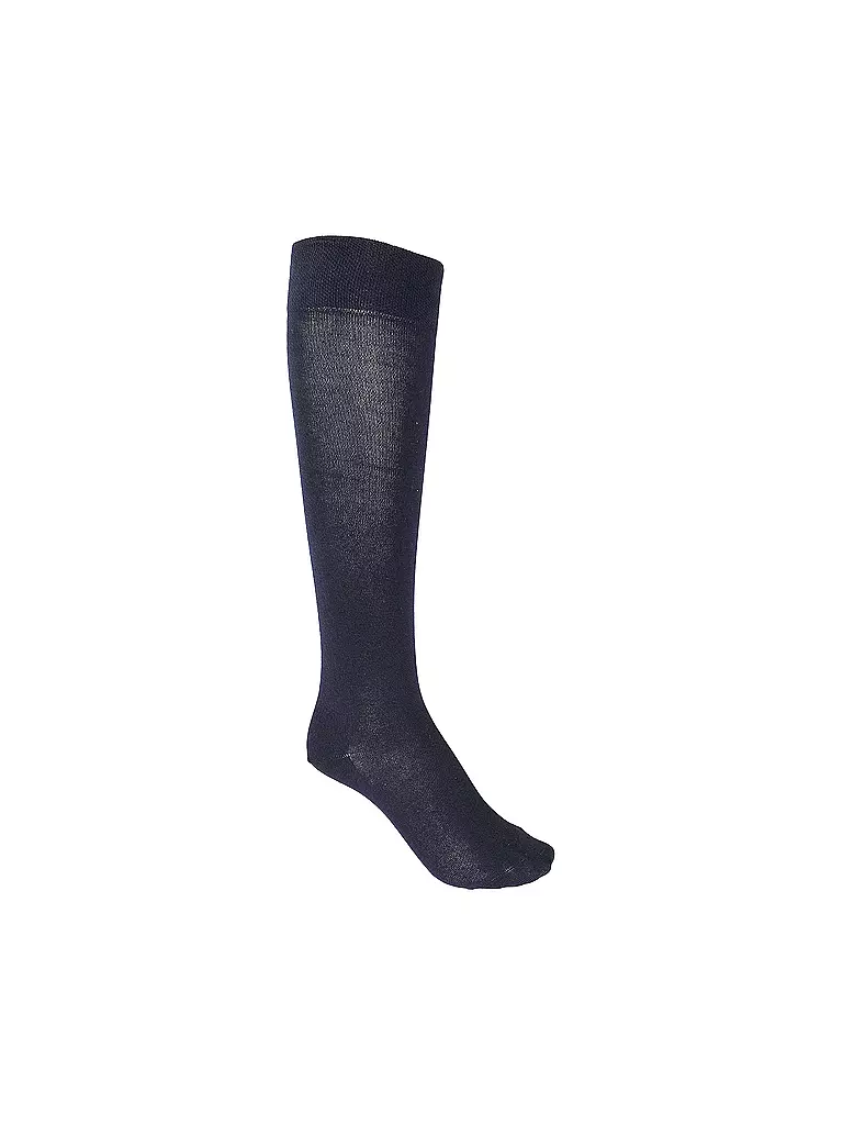 HUDSON Kniestrümpfe RELAX COTTON marine dunkelblau