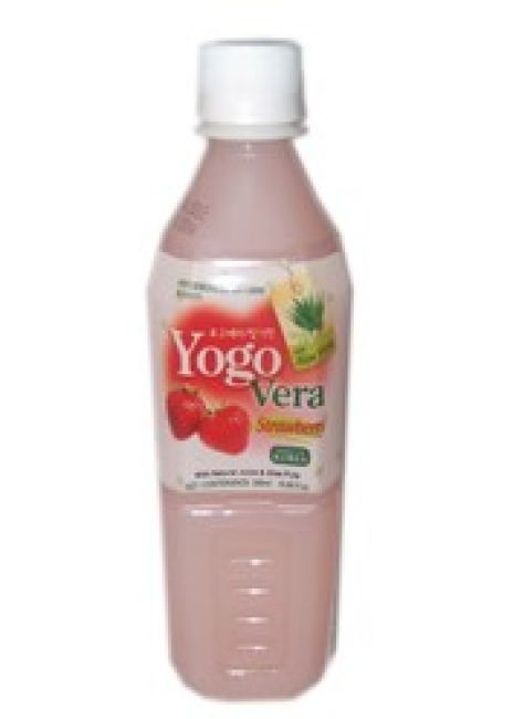Wang Yogo Vera Drink met Aardbeiensmaak 500ml