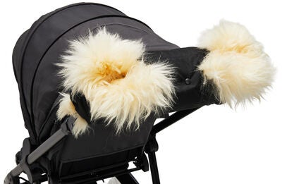 Nordlys Balder Håndvarmere Lammeskinn, Black