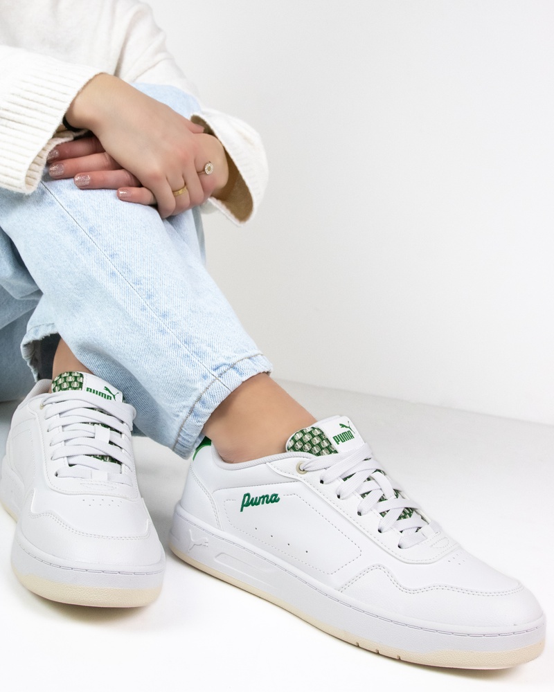 Puma Court Classy Blossom Lage sneakers  - wit
