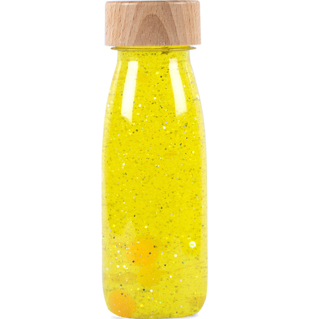 Petit boum sensorische fles float - yellow