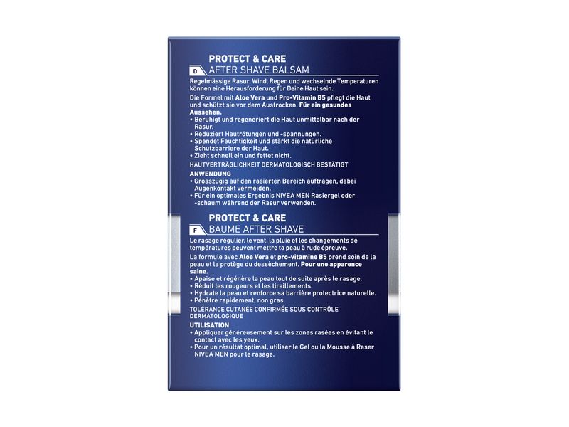 NIVEA MEN After Shave Balsam Protect and Care 100 ml Protect & Care After Shave Balsam