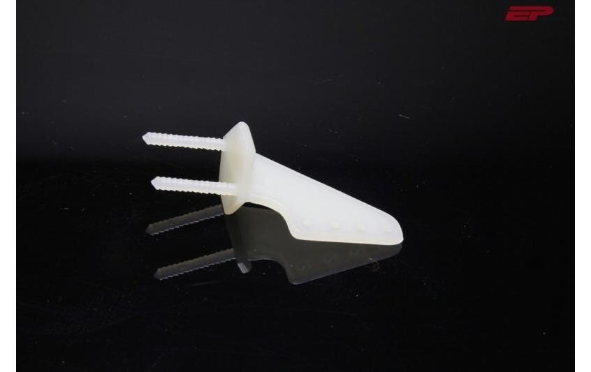 Ruderhorn 15,5 x 16,5 x 30 mm x Ø1,5 NylonRuderhorn
