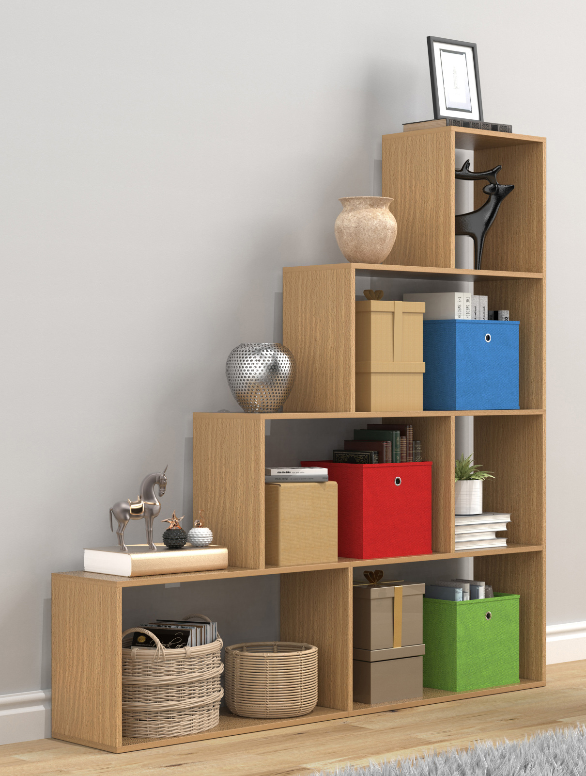 Regal DUBILA L - Buche - 155 cm breit