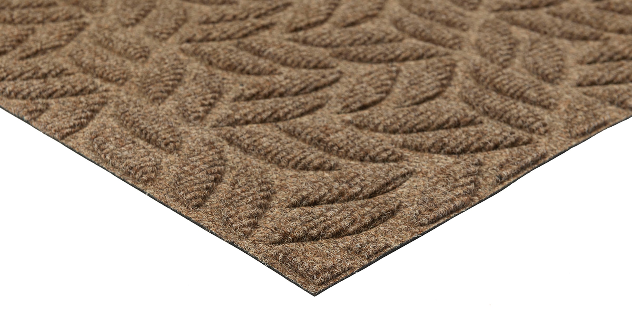 wash+dry by Kleen-Tex Fussmatte »DUNE Leaves Taupe« rechteckig 8 mm Höhe