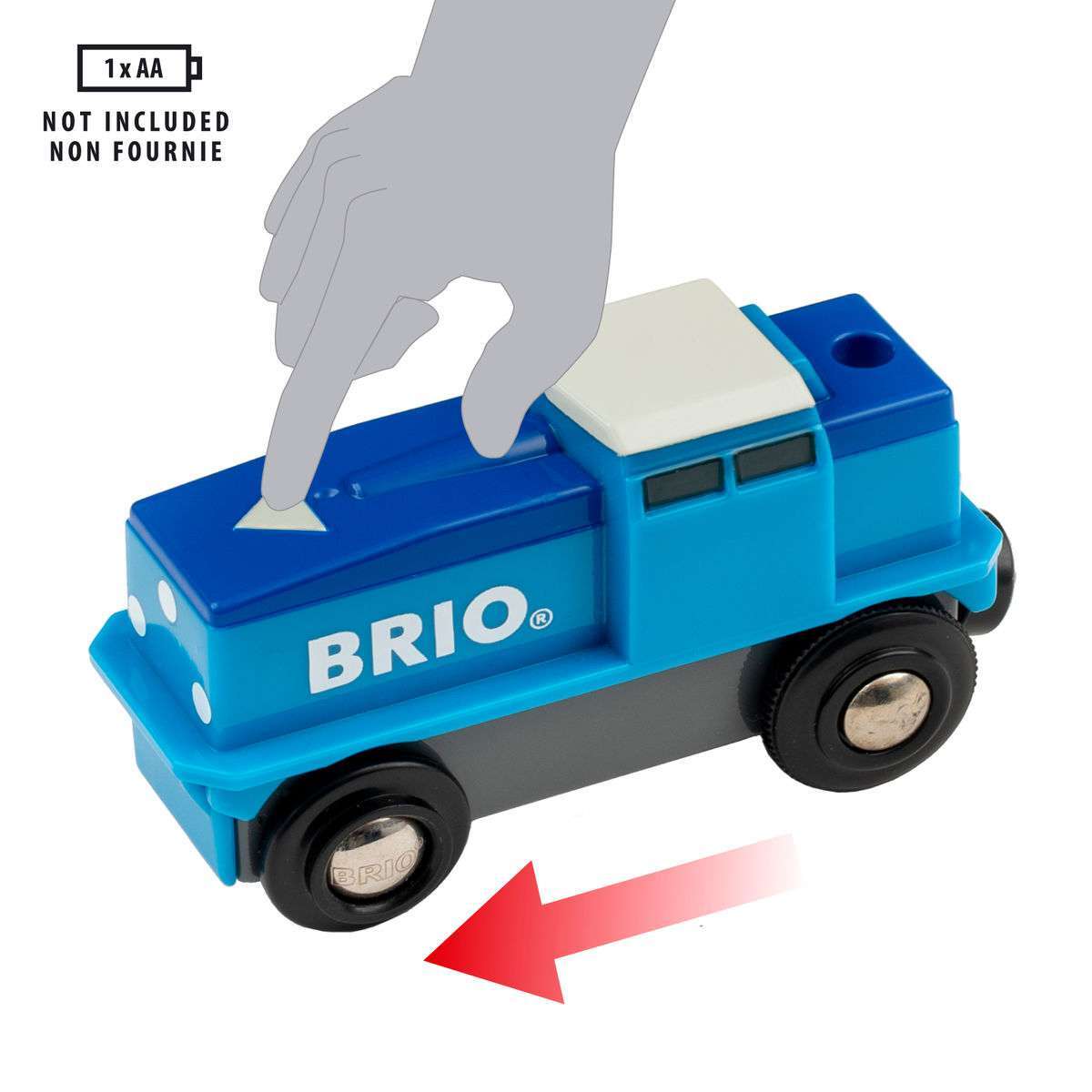 BRIO Spiel Blaue Batterie Frachtlok
