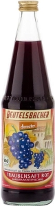 Beutelsbacher Bio Demeter Traubensaft rot, 700 ml