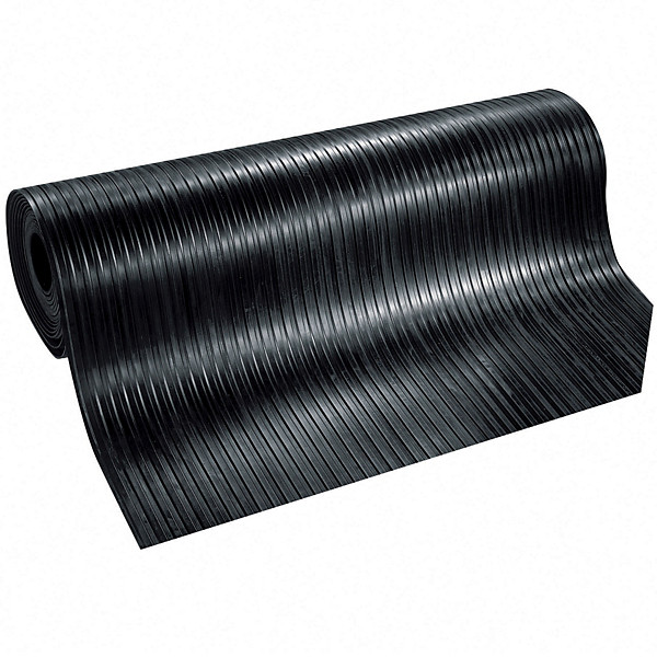Tapis caoutchouc cannelé sur mesure largeur 1,20 m