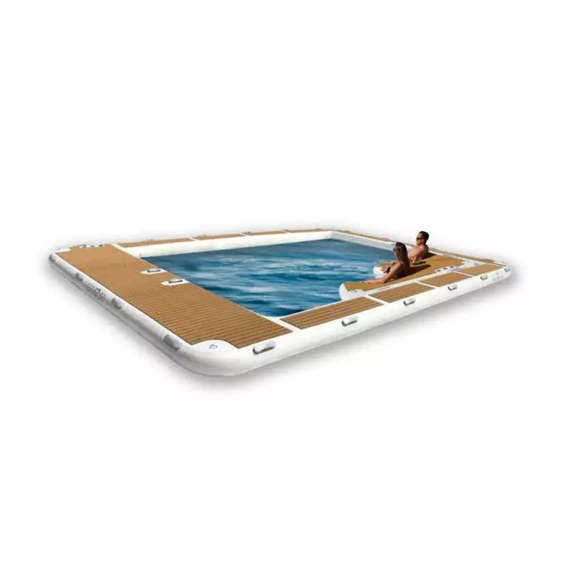 Piscine yacht YACHTBEAH Luxury Pool 6.2 x 4.1 x 0.2m Dropstich