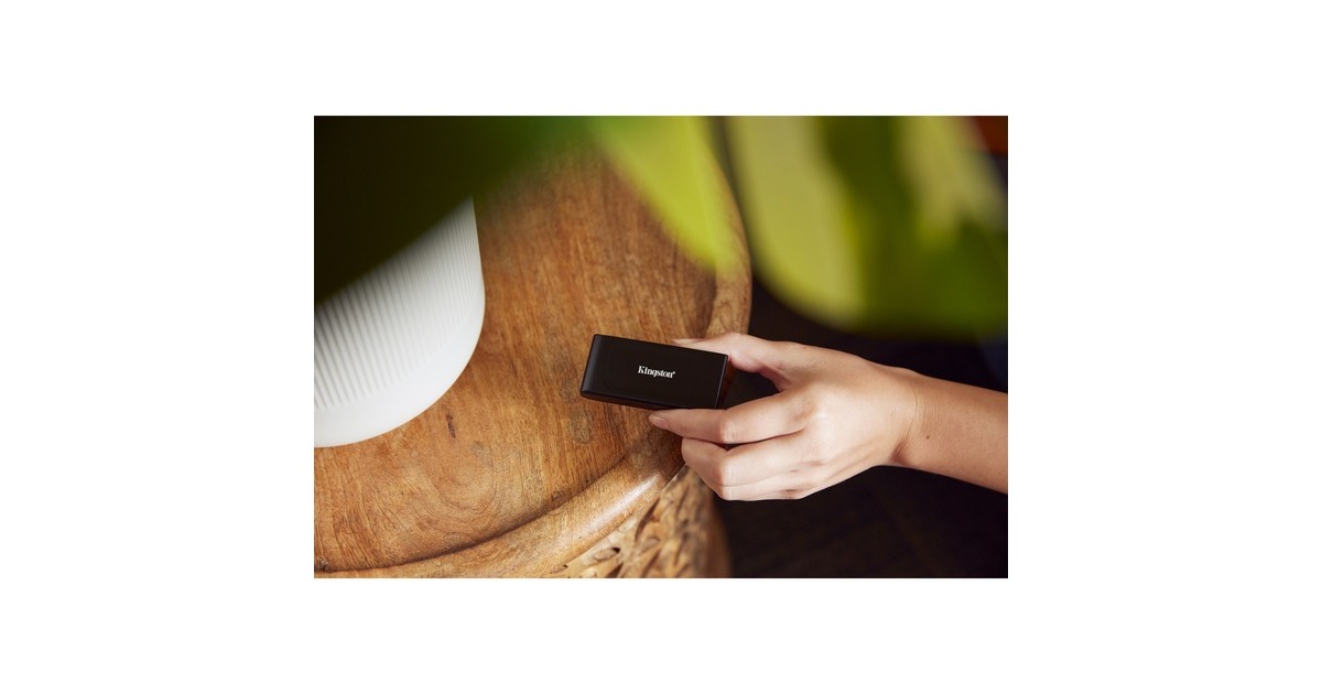 KingstonXS1000 Portable 1 TB externe SSD  (Zwart, SXS1000/1000G, USB-A 3.2 (10 Gbit/s))