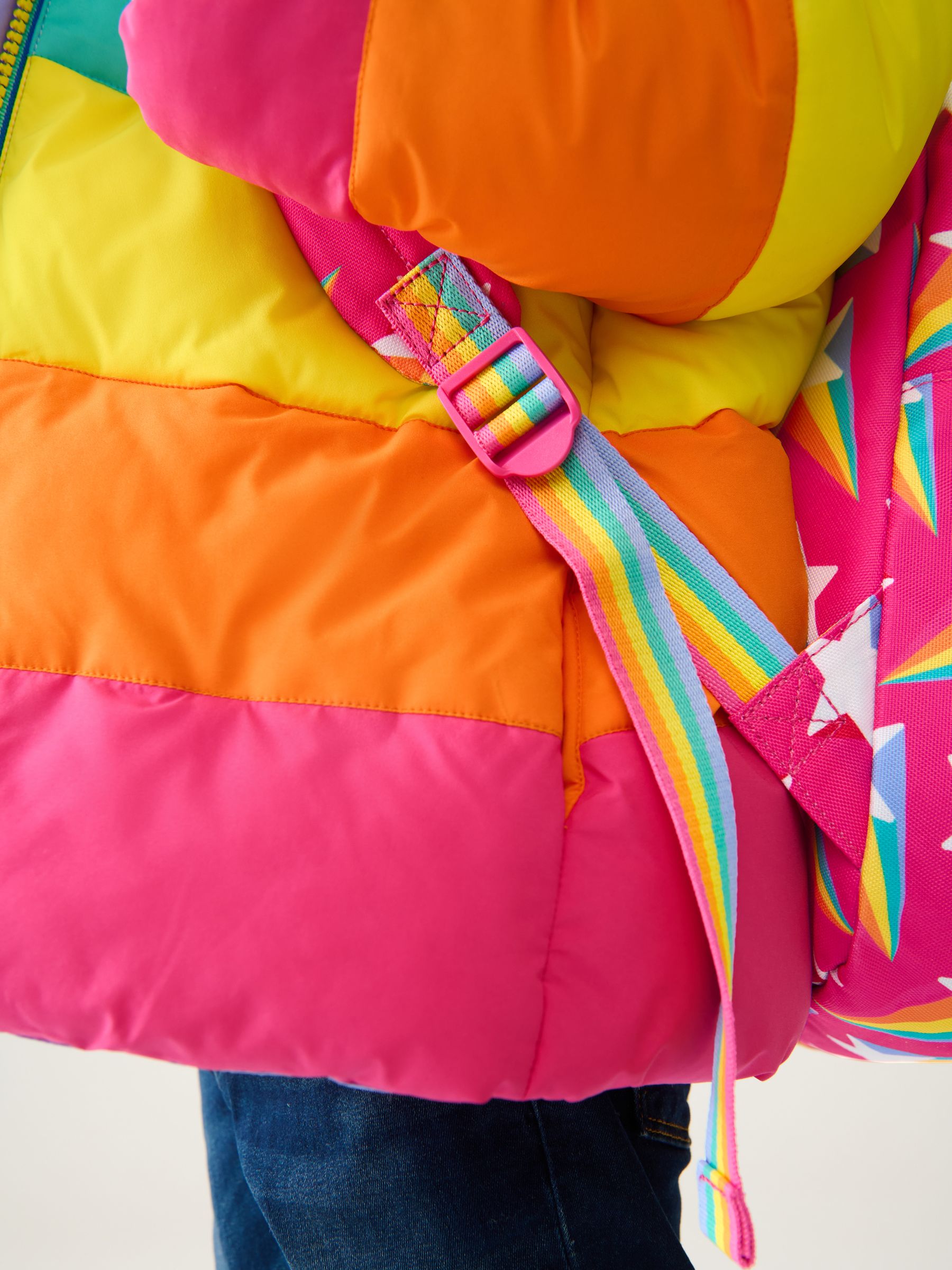 Roze met sterren - Little Bird by Jools Oliver regenboogrugzak