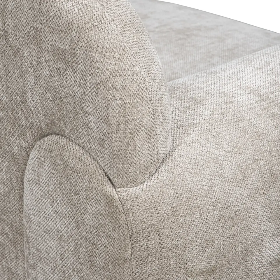 Bank Bibi 3-zits - stof Glory - beige