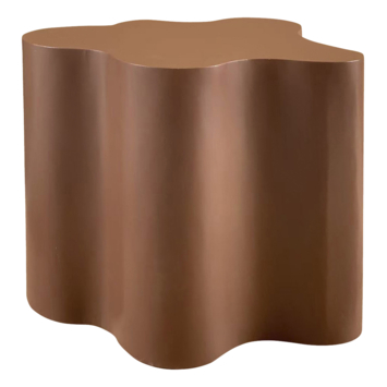 KARWEI bijzettafel Elin bruin MDF hout 40 x 50 cm