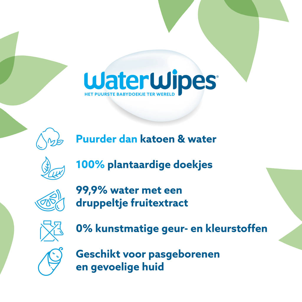 billendoekjes voordeelverpakking - 9 x 60 stuks (540 doekjes)