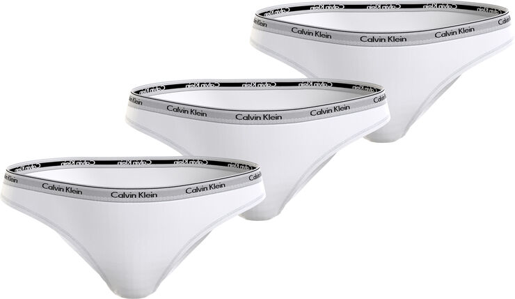 Calvin Klein BIKINI 3PK White/white/white