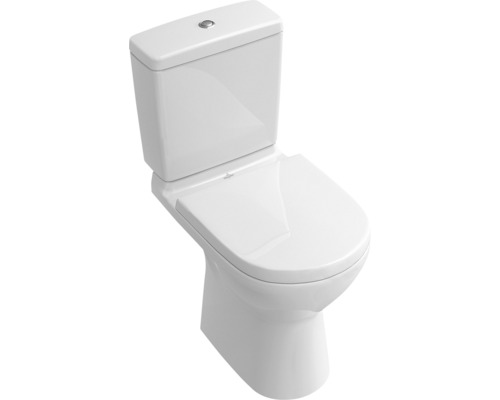 Villeroy & Boch WC voor WC-combinatie O.novo, diepe spoeling, open rand, glanzend wit, zonder toiletzitting en spoelbak 5661RO01