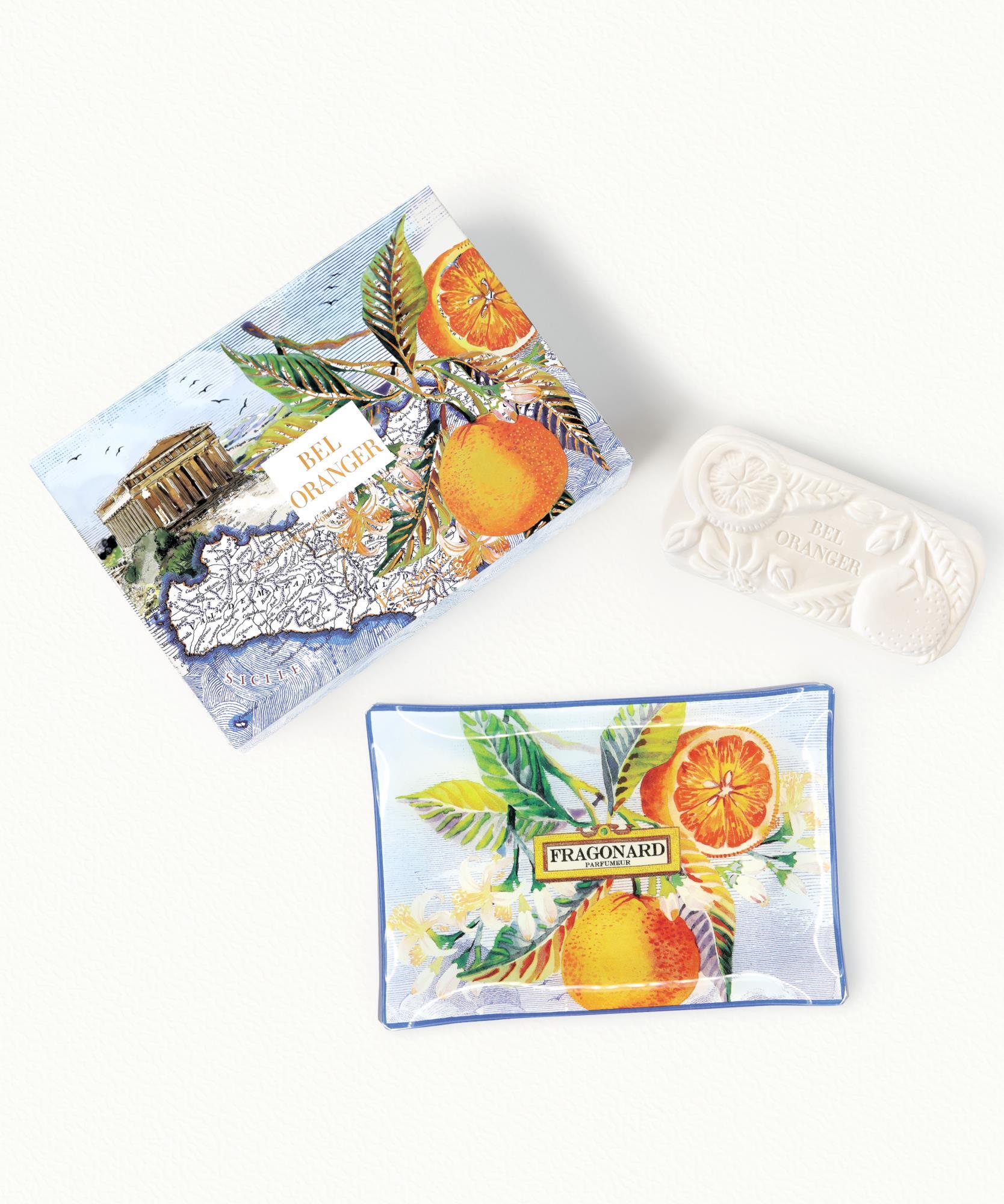 Bel Oranger  Savon & porte savon - 150g / 10 x 14.5cm