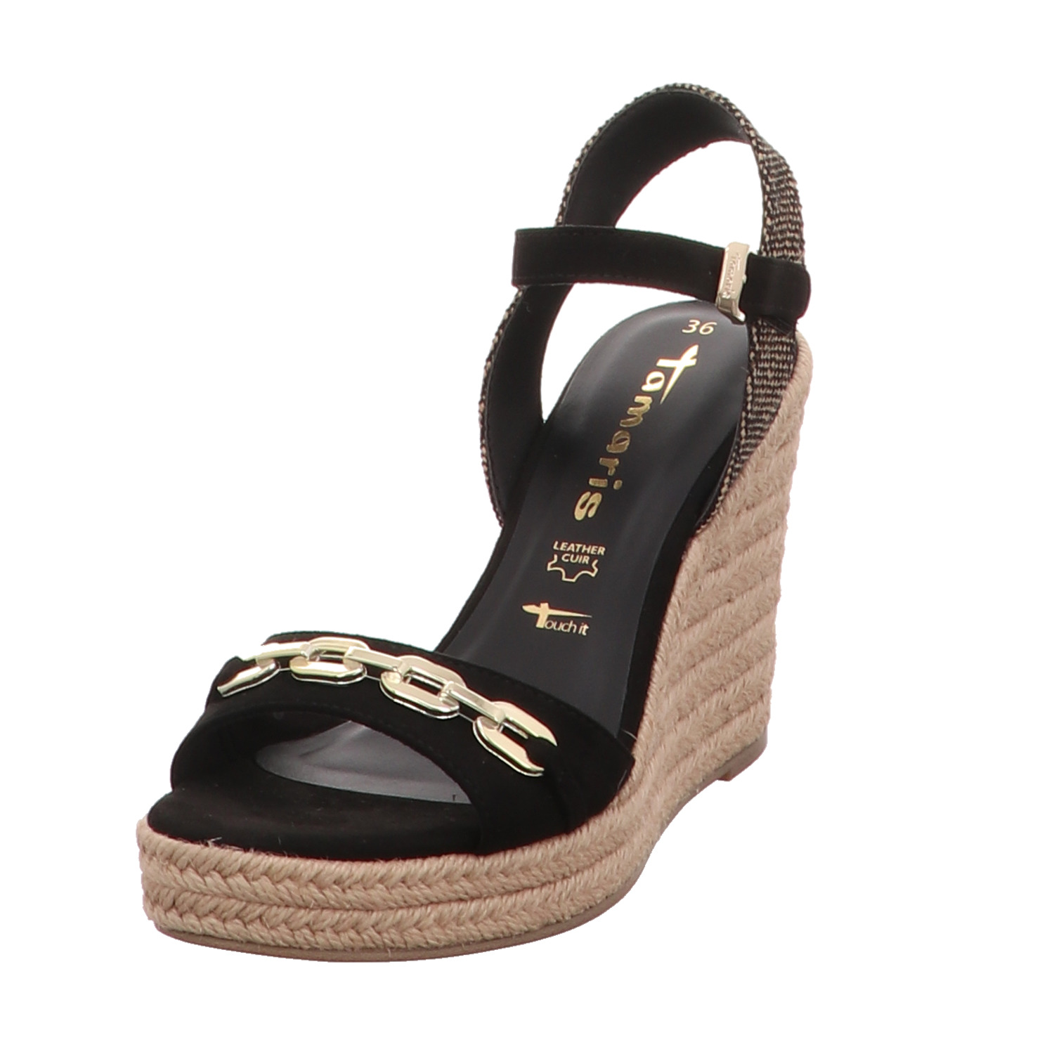 Tamaris Sandalette schwarz schwarz