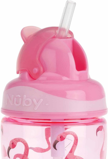 Nuby Flip-It Beker uit Tritan™ Roze 3jaar  360ML