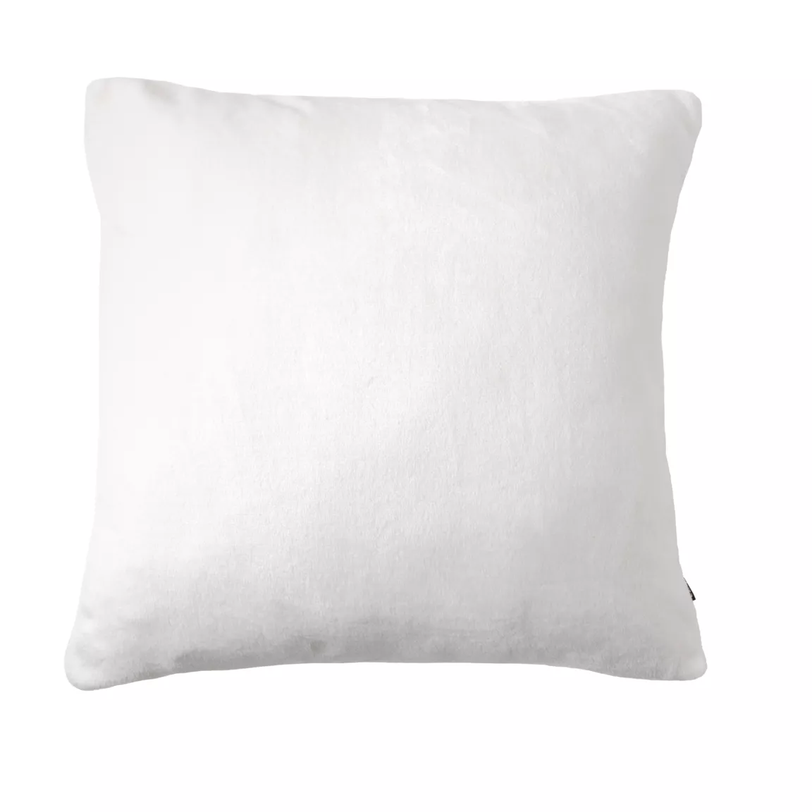 Housse de coussin carrée flanelle (60 x 60 cm) Didou Ivoire