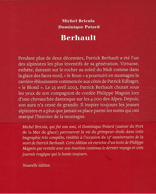 GUERIN - BERAULT VIRTUOSE DE L ALTITUDE GUERIN