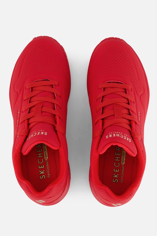 Skechers Uno Sneakers rood Synthetisch