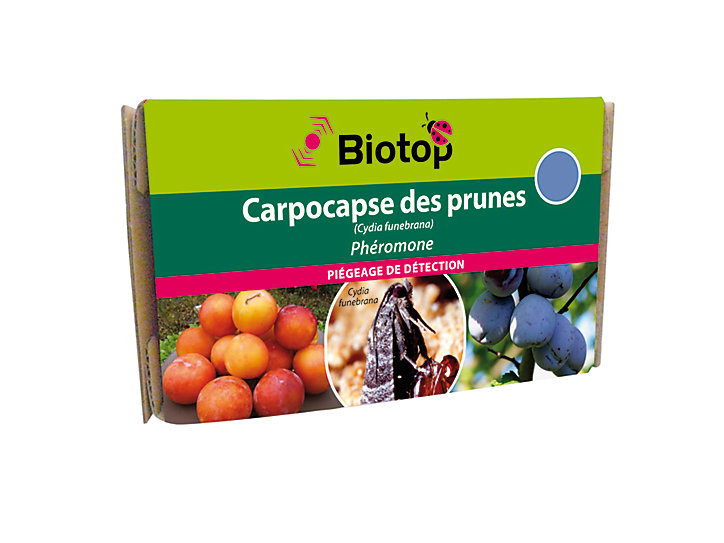 Phéromones contre carpocapse des prunes Biotop (2 capsules)