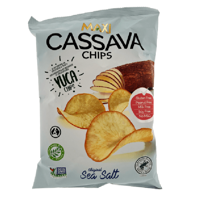 Maxi Cassave Chips Zeezout Smaak 70g
