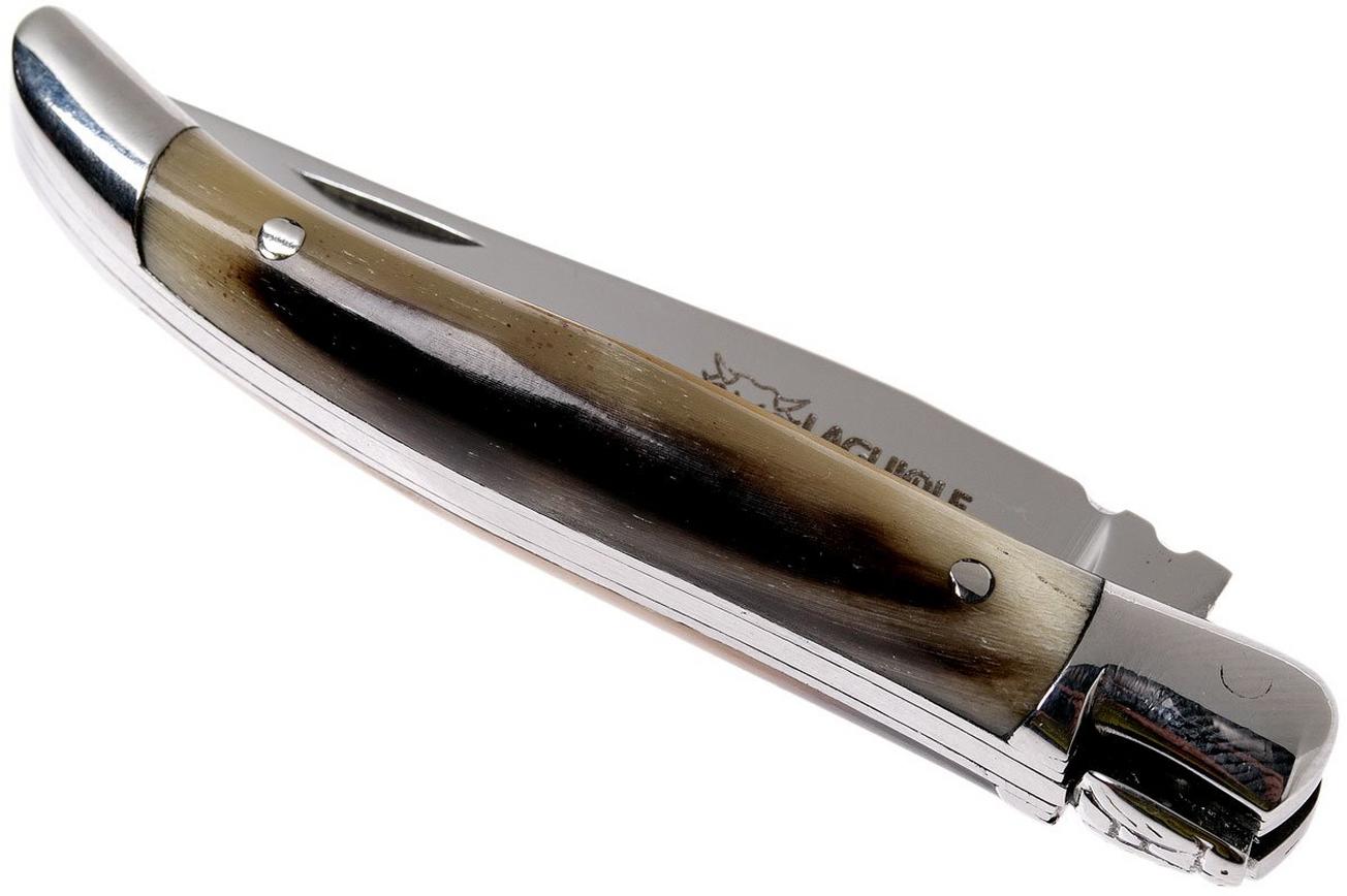 Laguiole en Aubrac zakmes 7 cm hoorn, L0207PCI-SSI1