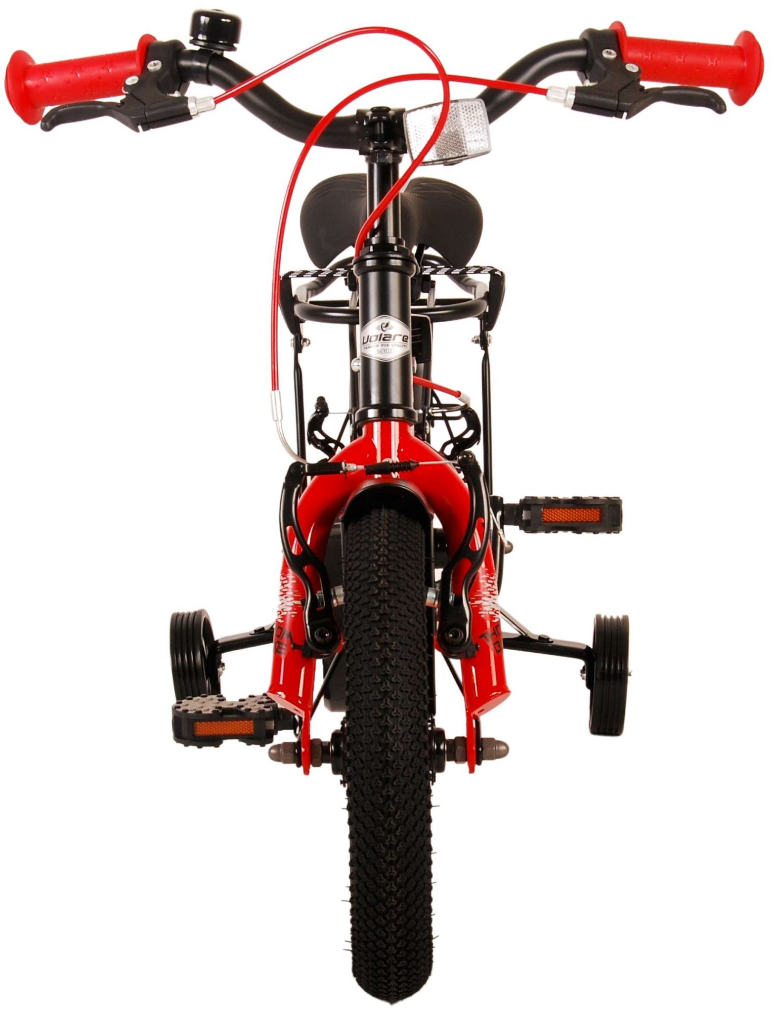 TPFSports Thombike Kinderfahrrad - Jungen - 12 Zoll - Rücktritt + Handbremse - Schwarz/Gelb