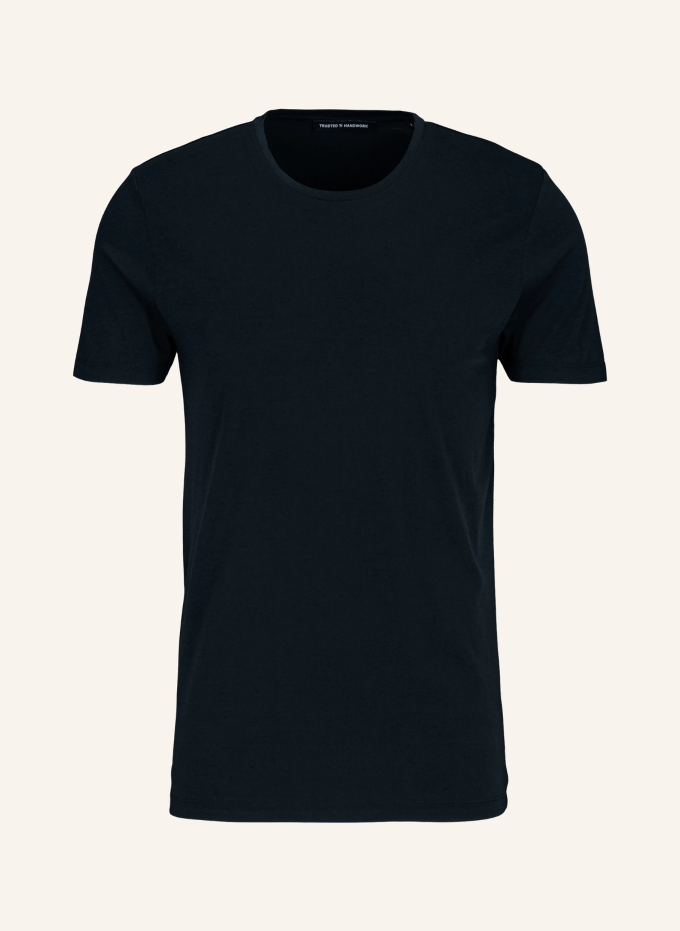 TRUSTED HANDWORK Round Neck 1/2-Sleeve T-Shirt