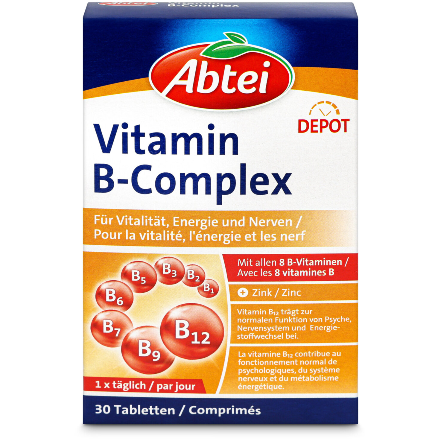 Abtei Vitamin B-Complex 30 Tabletten