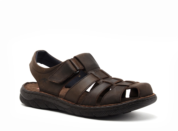 Fluchos nu pieds homme f1754 marron