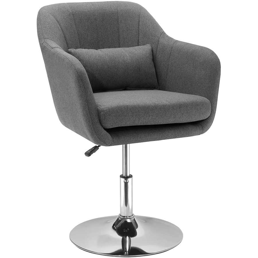 HOMCOM Bürostuhl im schlichten Design dunkelgrau
