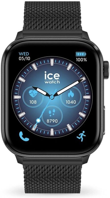 Ice-Watch - ICE Smart 3.0 - Connected Horloge - Zwart - Metalen Armband