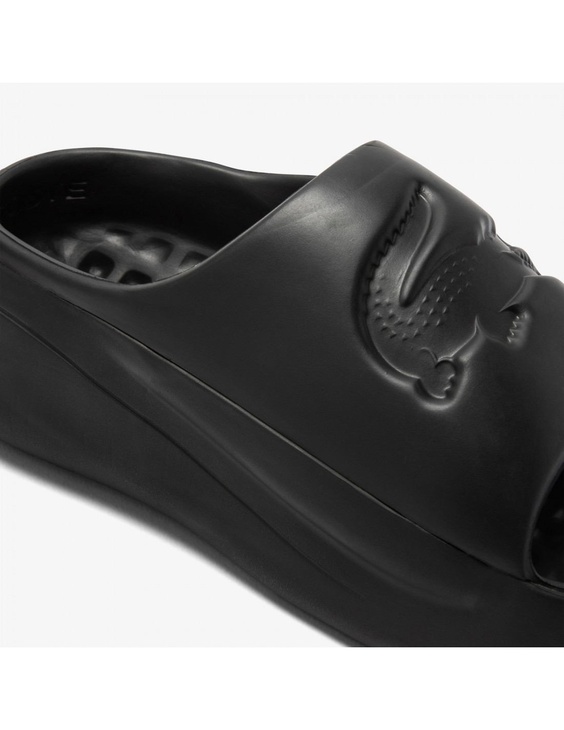 lacoste Claquettes homme serve slide 3.0 noir