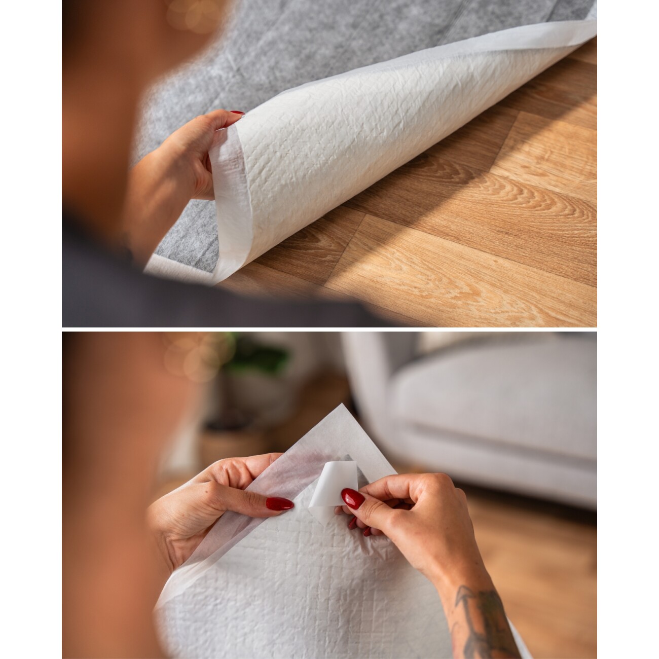 Lionto Hygieneunterlage mit Kohlefaser für Hunde 6-lagig 50 S